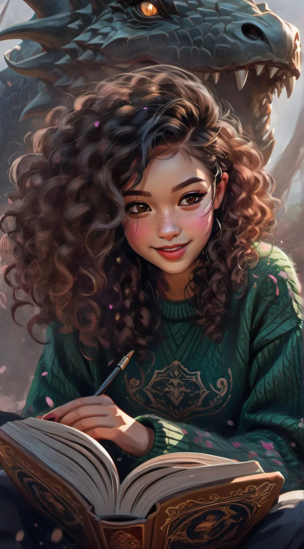 ai character: sofia  background