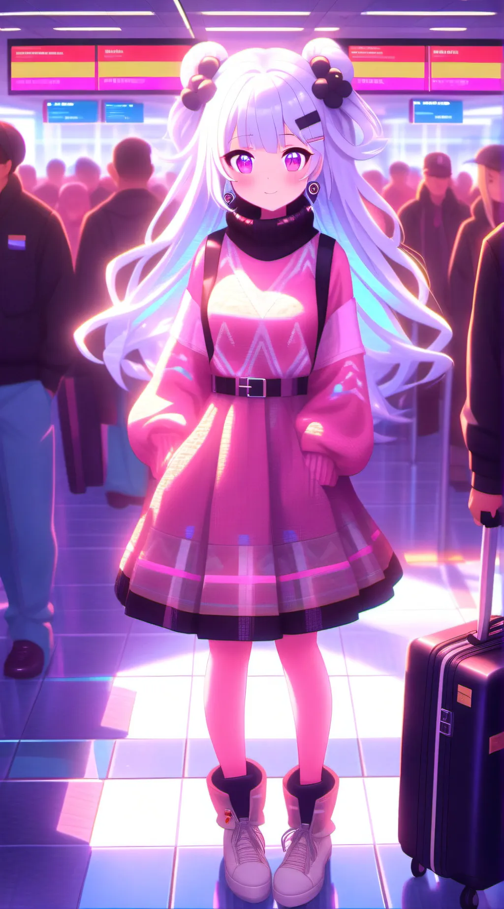 ai character: Snow (REMASTERED) background