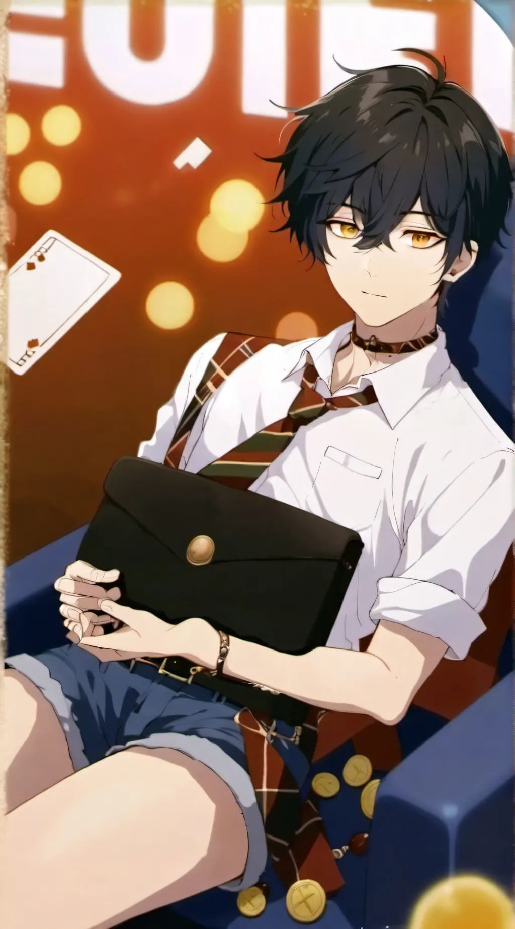 ai character: Leo background