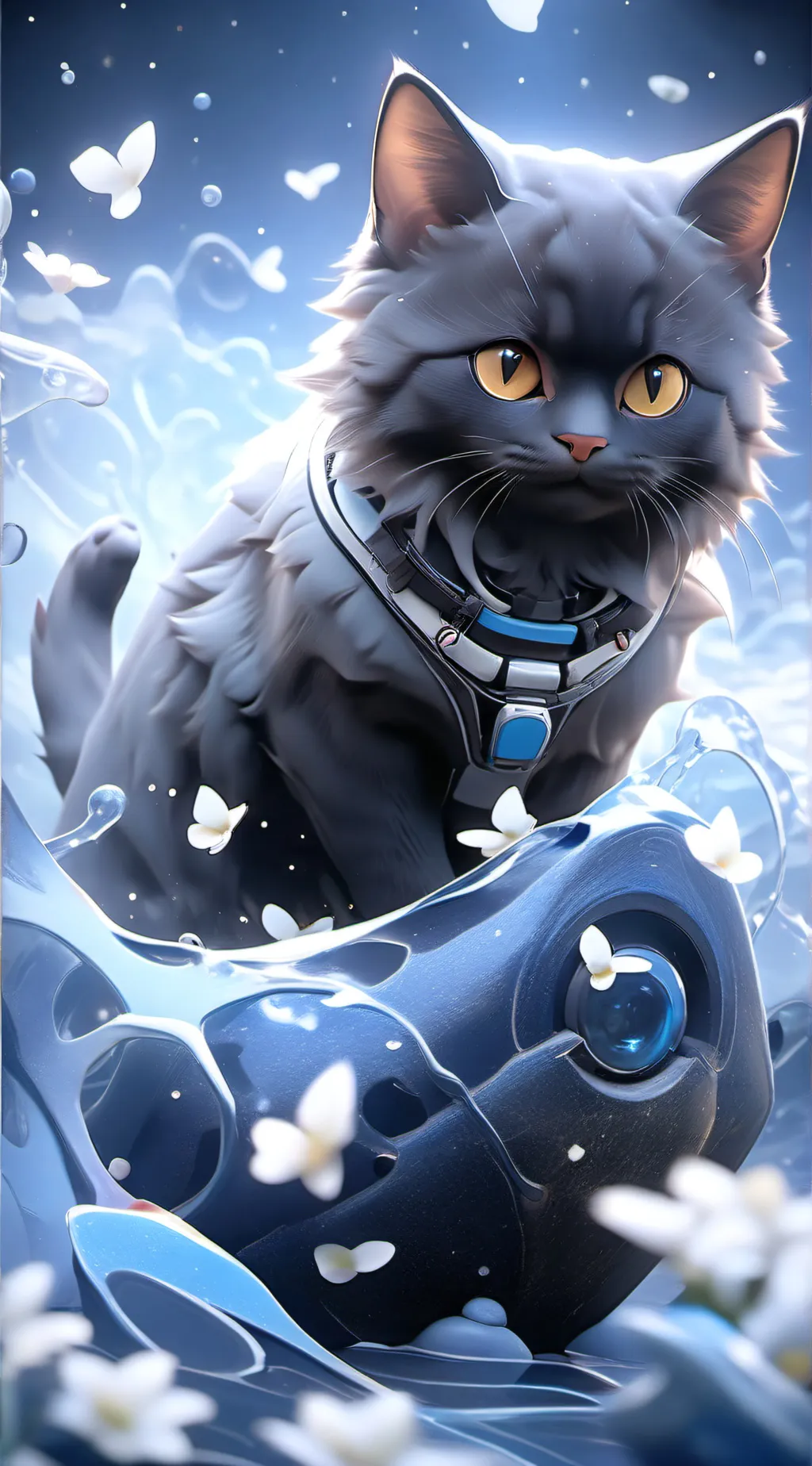 ai character: CAT background