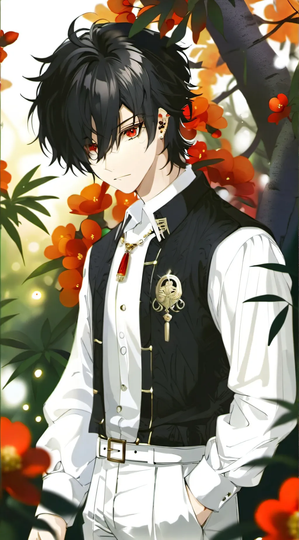 ai character: Leonardo background