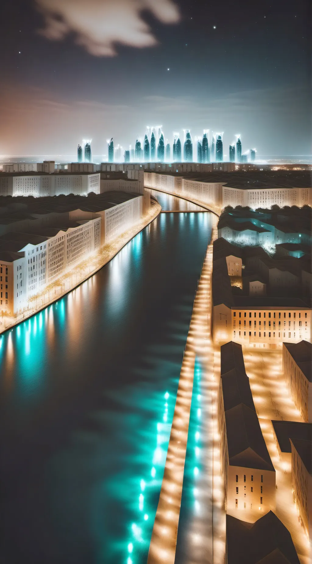 ai character: Hybrid City background