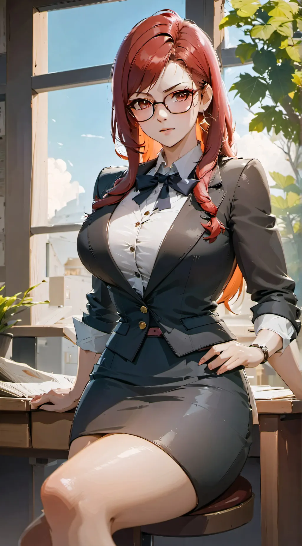 ai character: Lucy  background