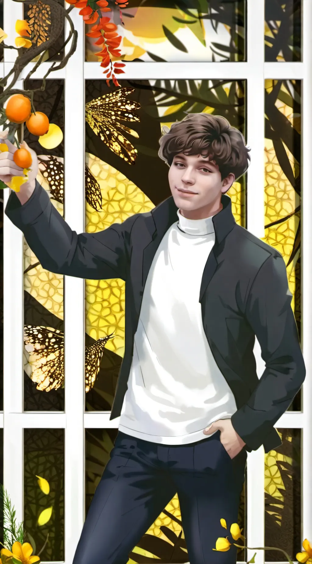 ai character: Aaron background