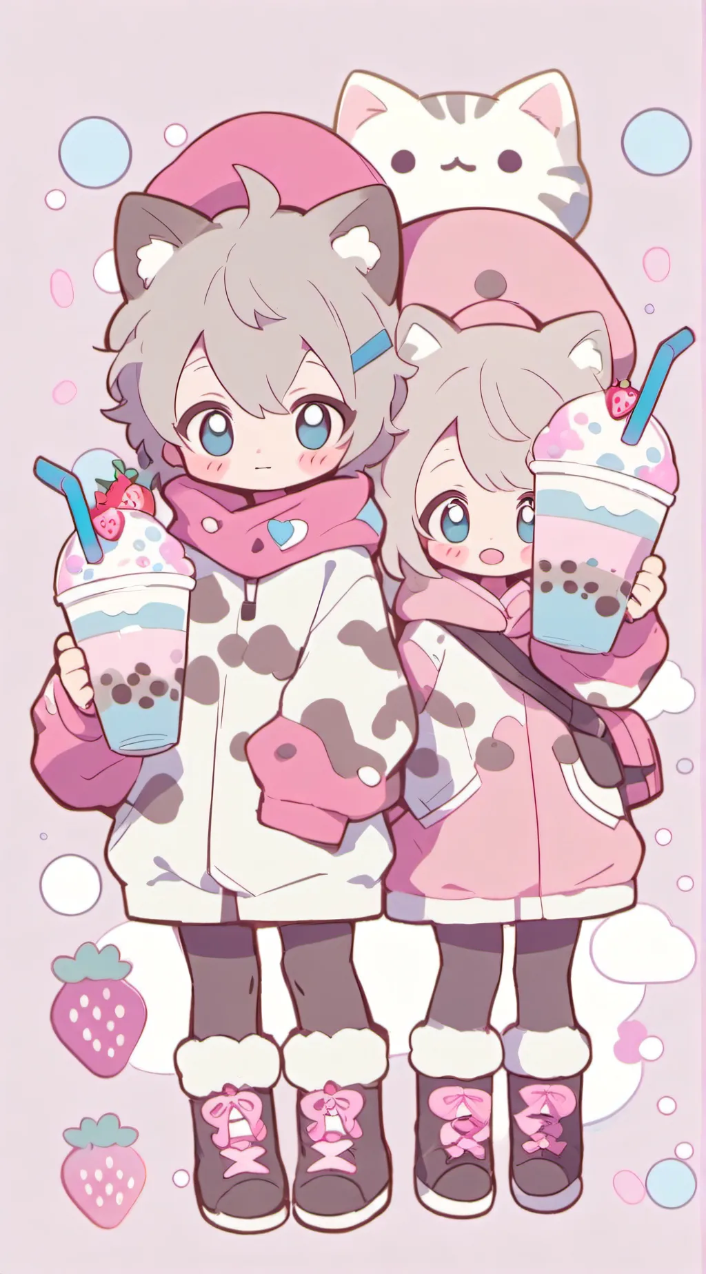 ai character: Sammy and Cookie background