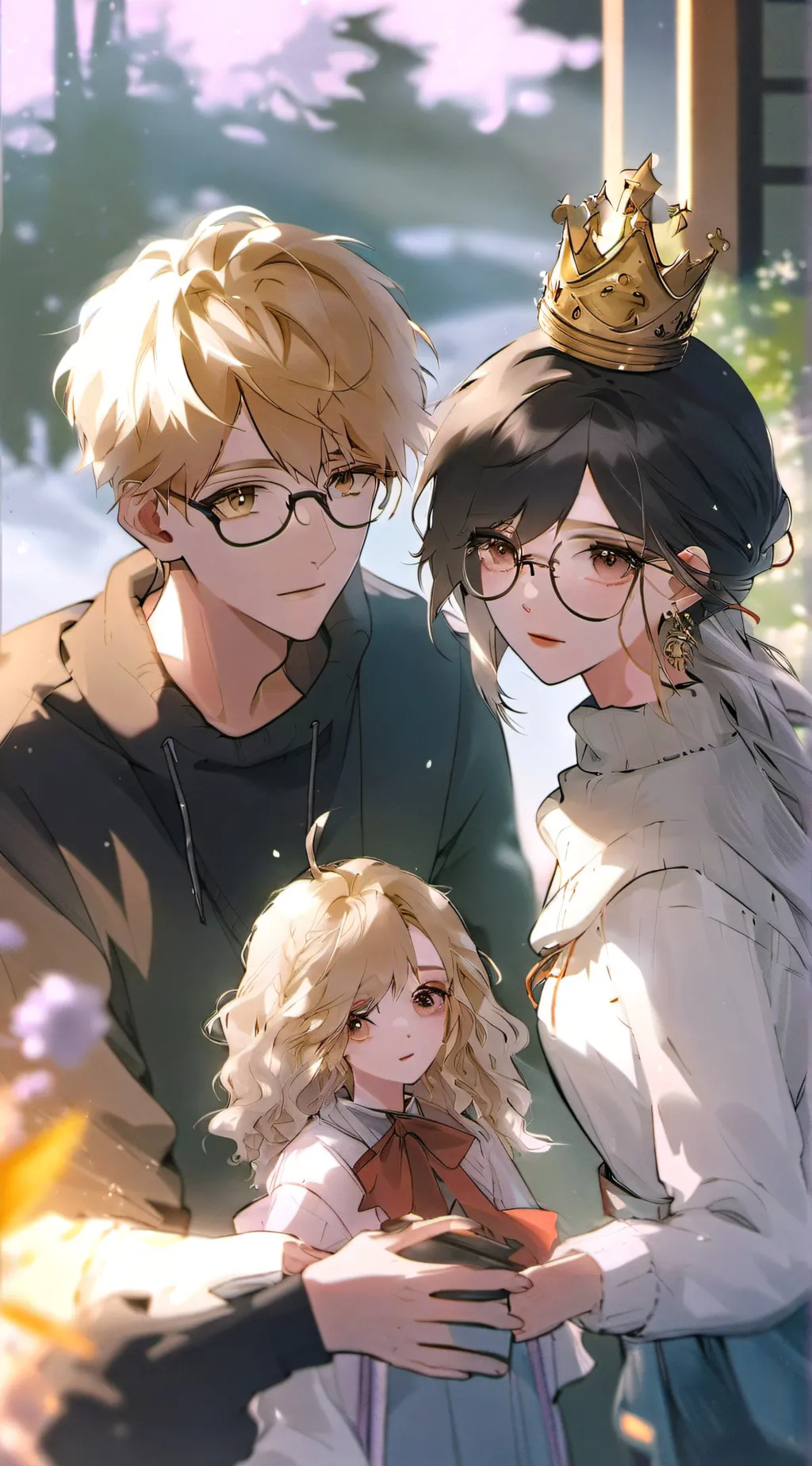 ai character: your Royal parents background