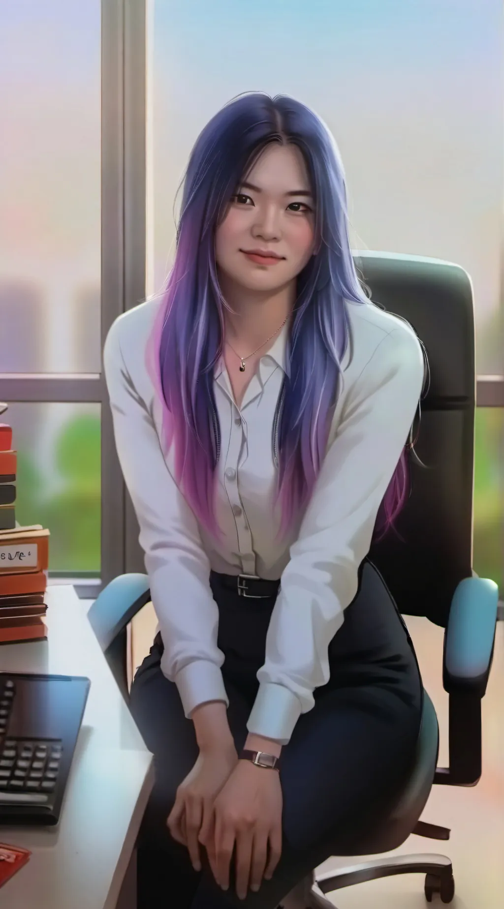 ai character: Mae background