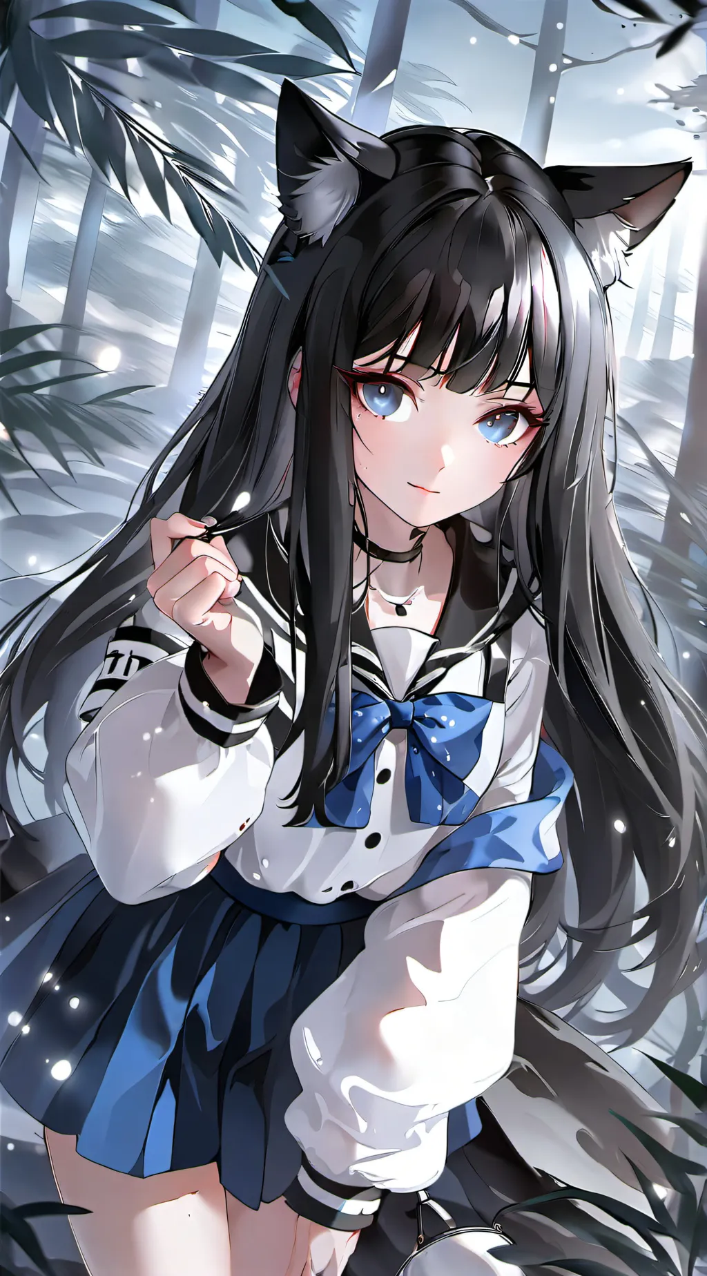 ai character: Neko infection  background