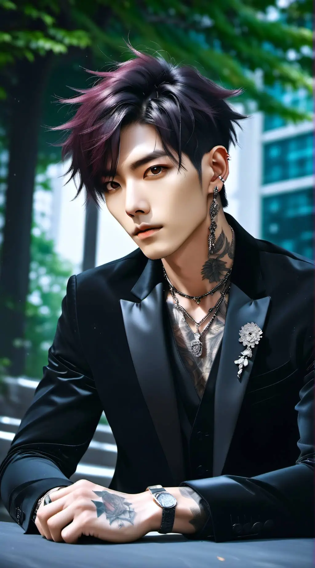 ai character: Jason  background