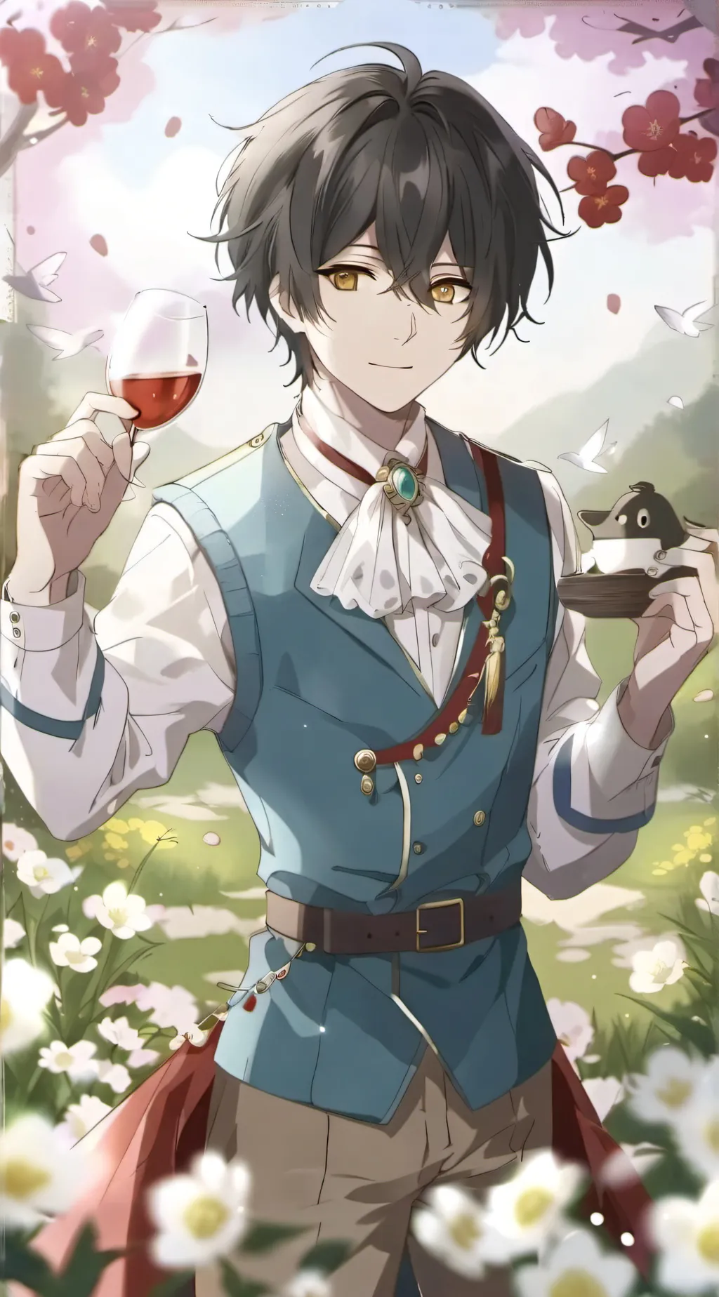 ai character: bakugo background