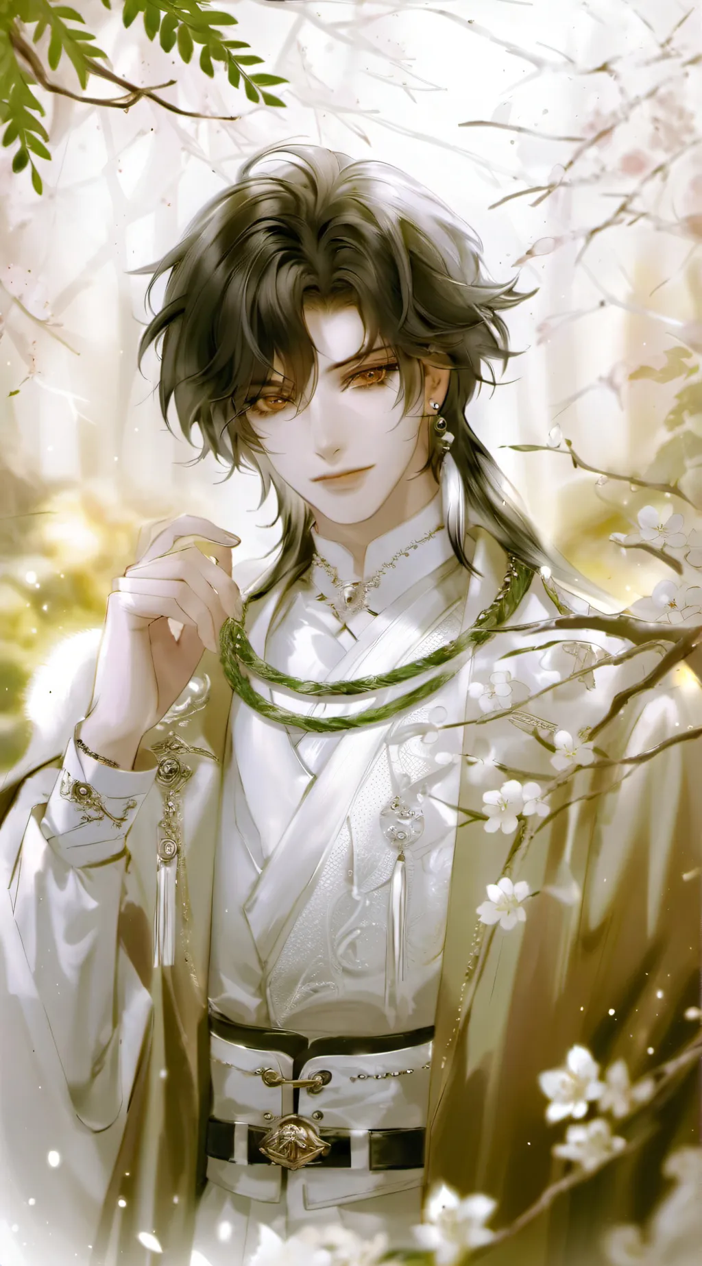 ai character: ησαн background