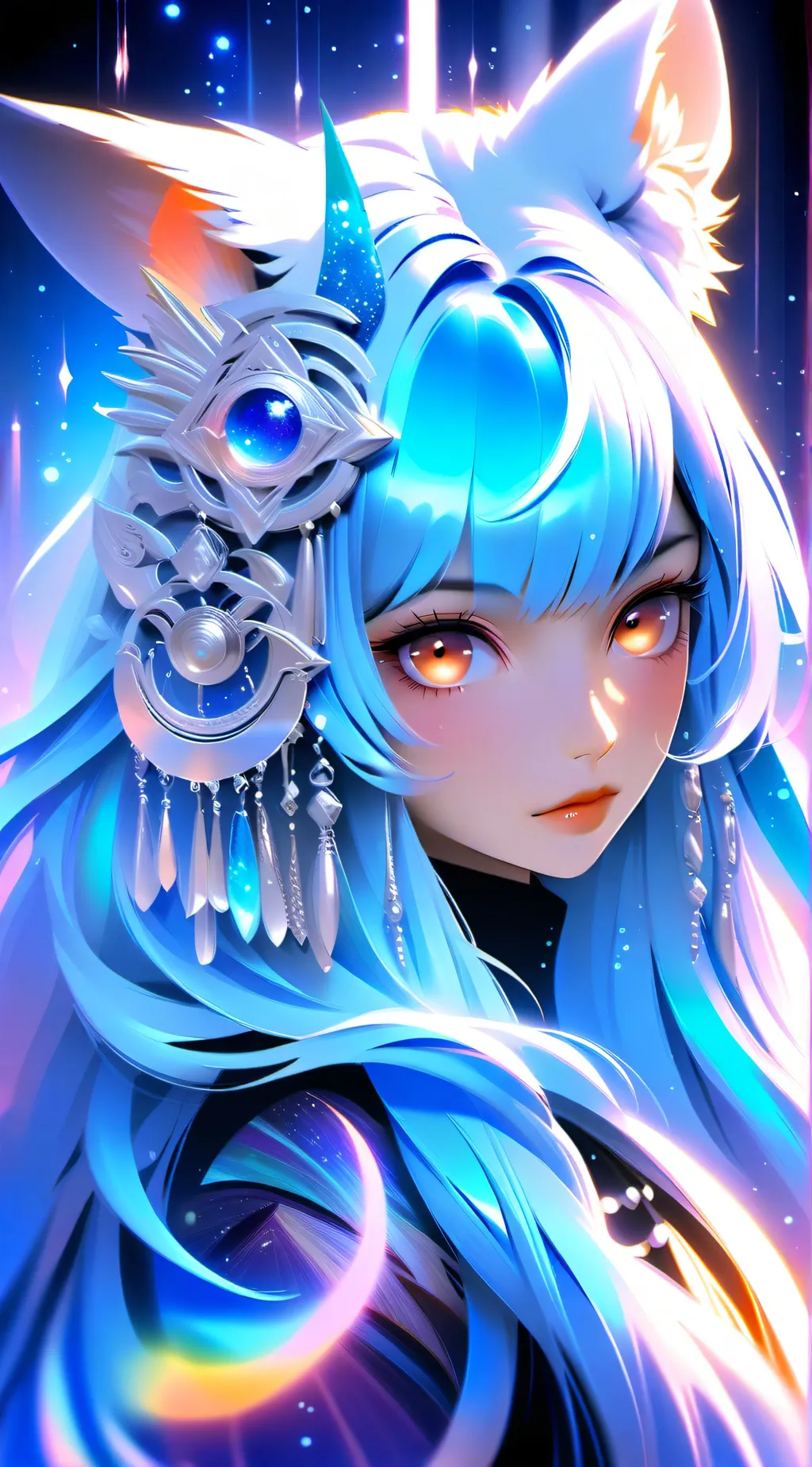 ai character: Luna background