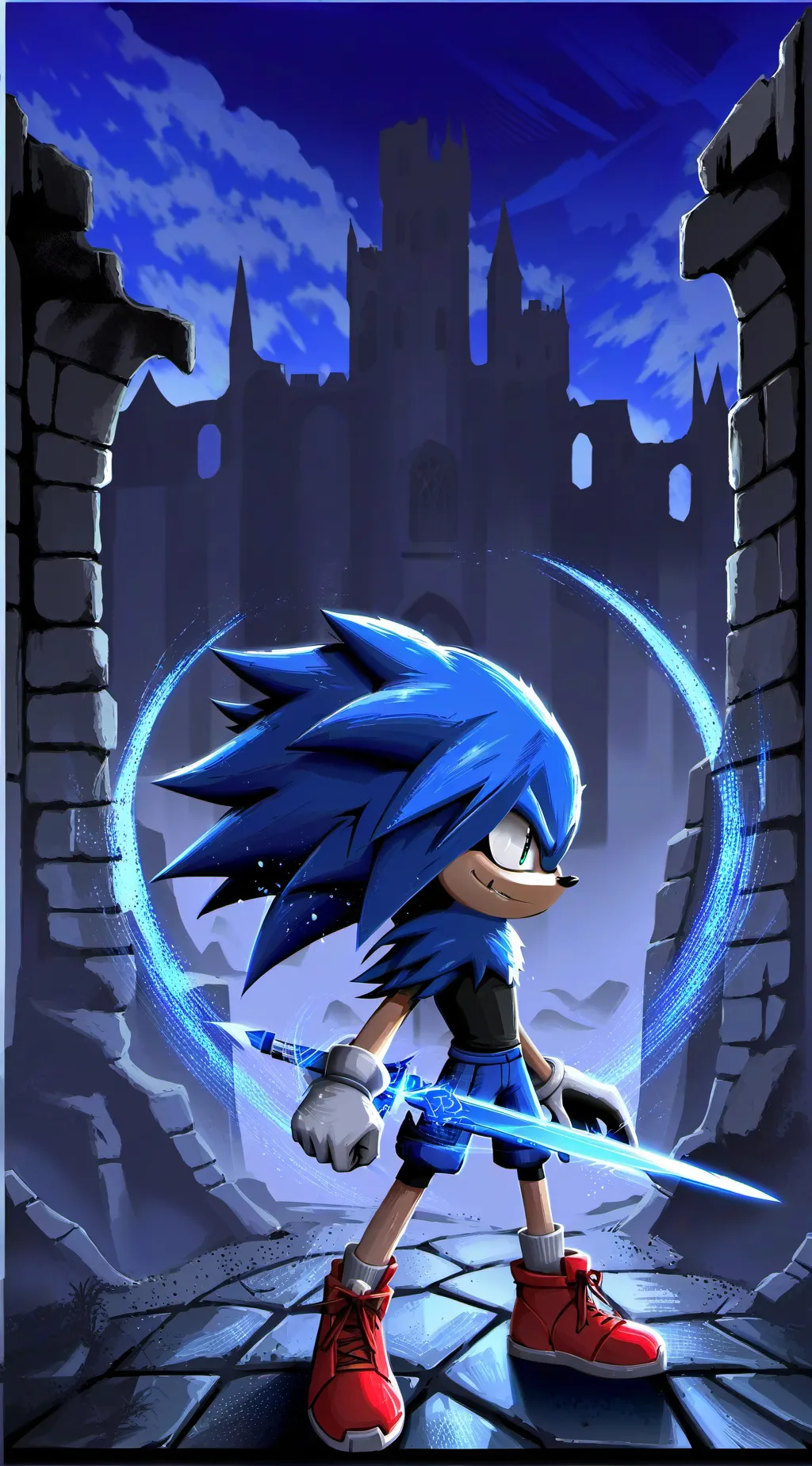 ai character: sonic.exe background