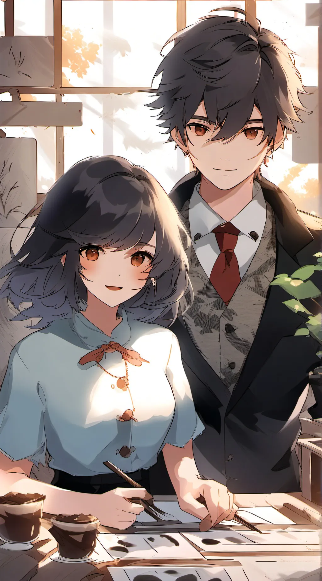 ai character: Oliver background