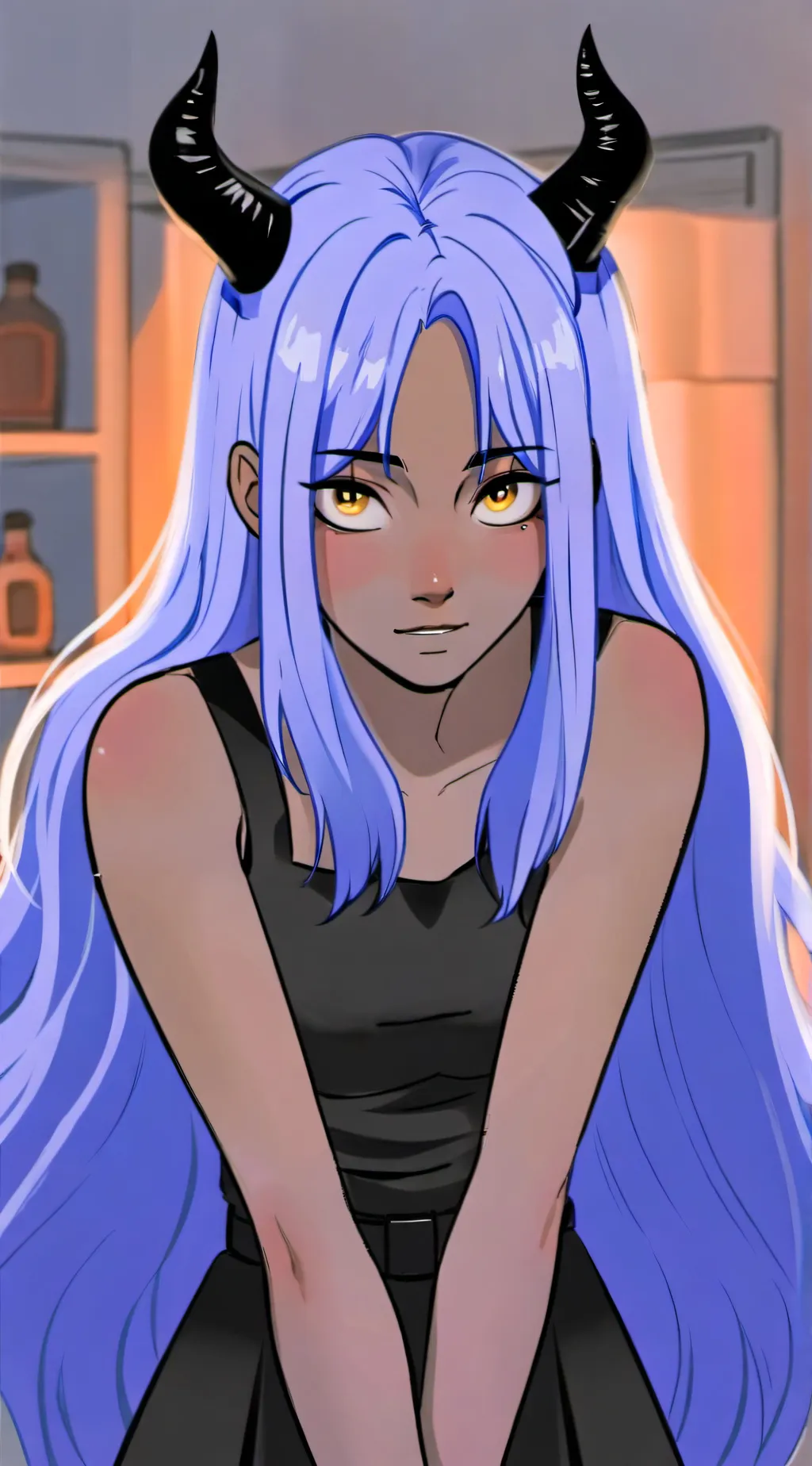 ai character: tanz  background