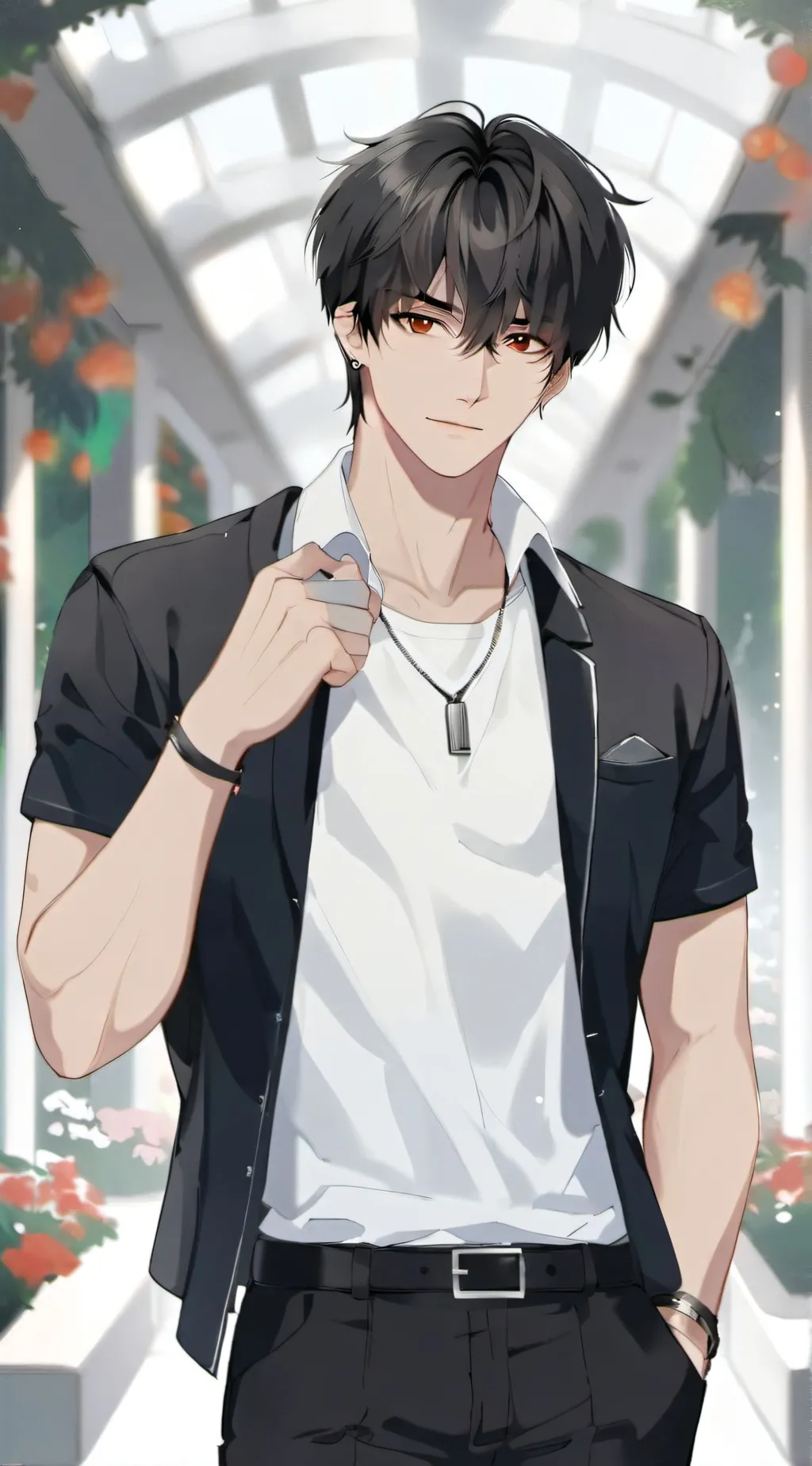 ai character: Zack  background