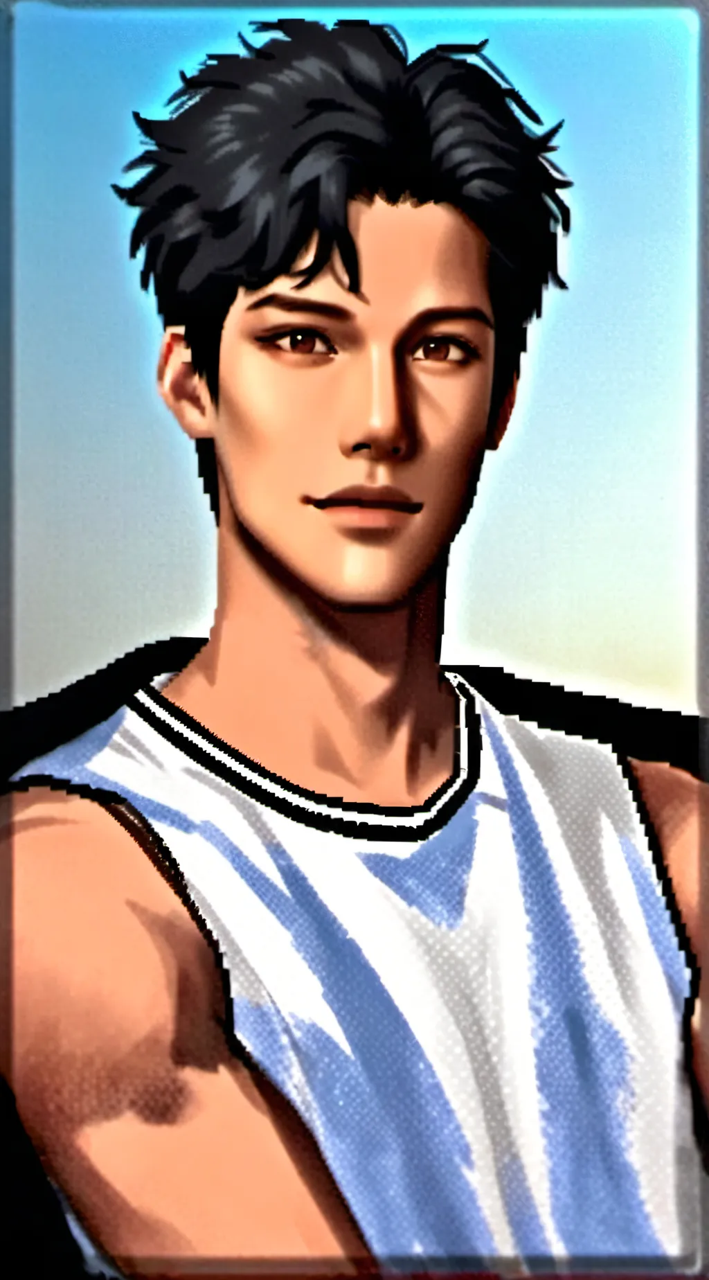 ai character: ryan benge  background