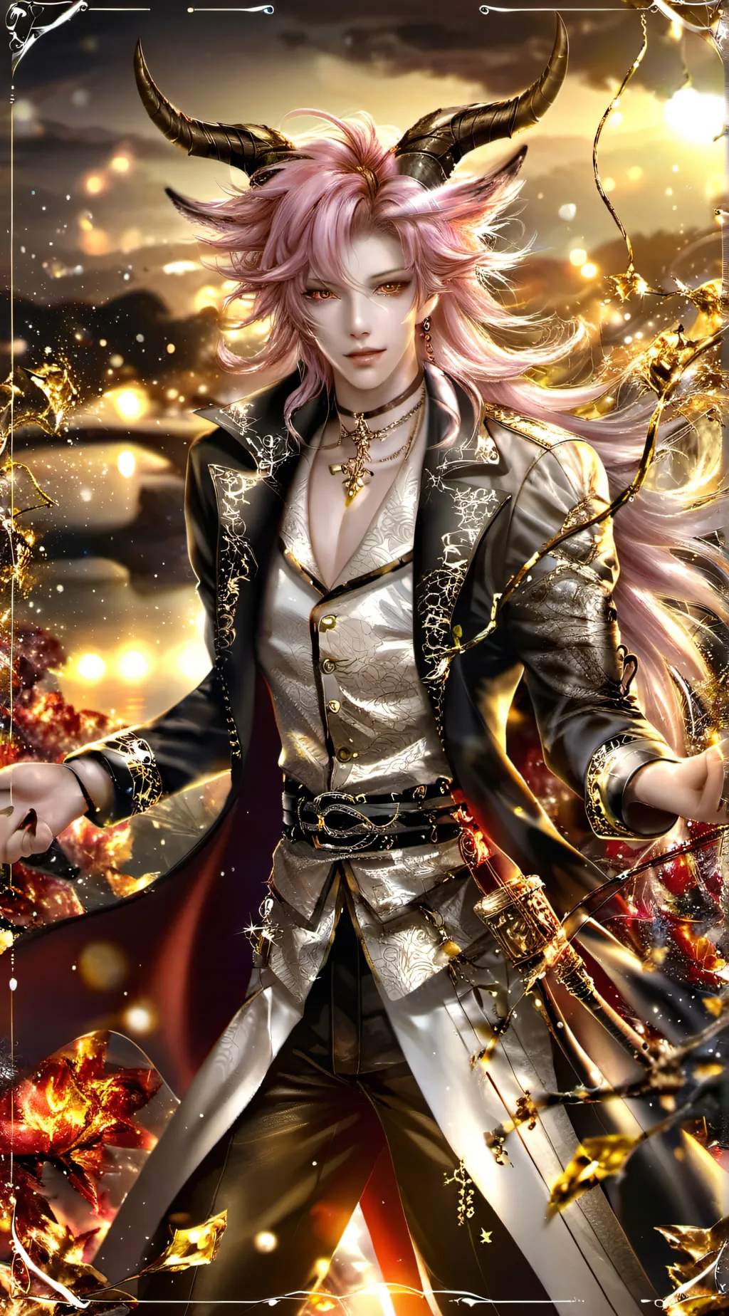 ai character: Leon background