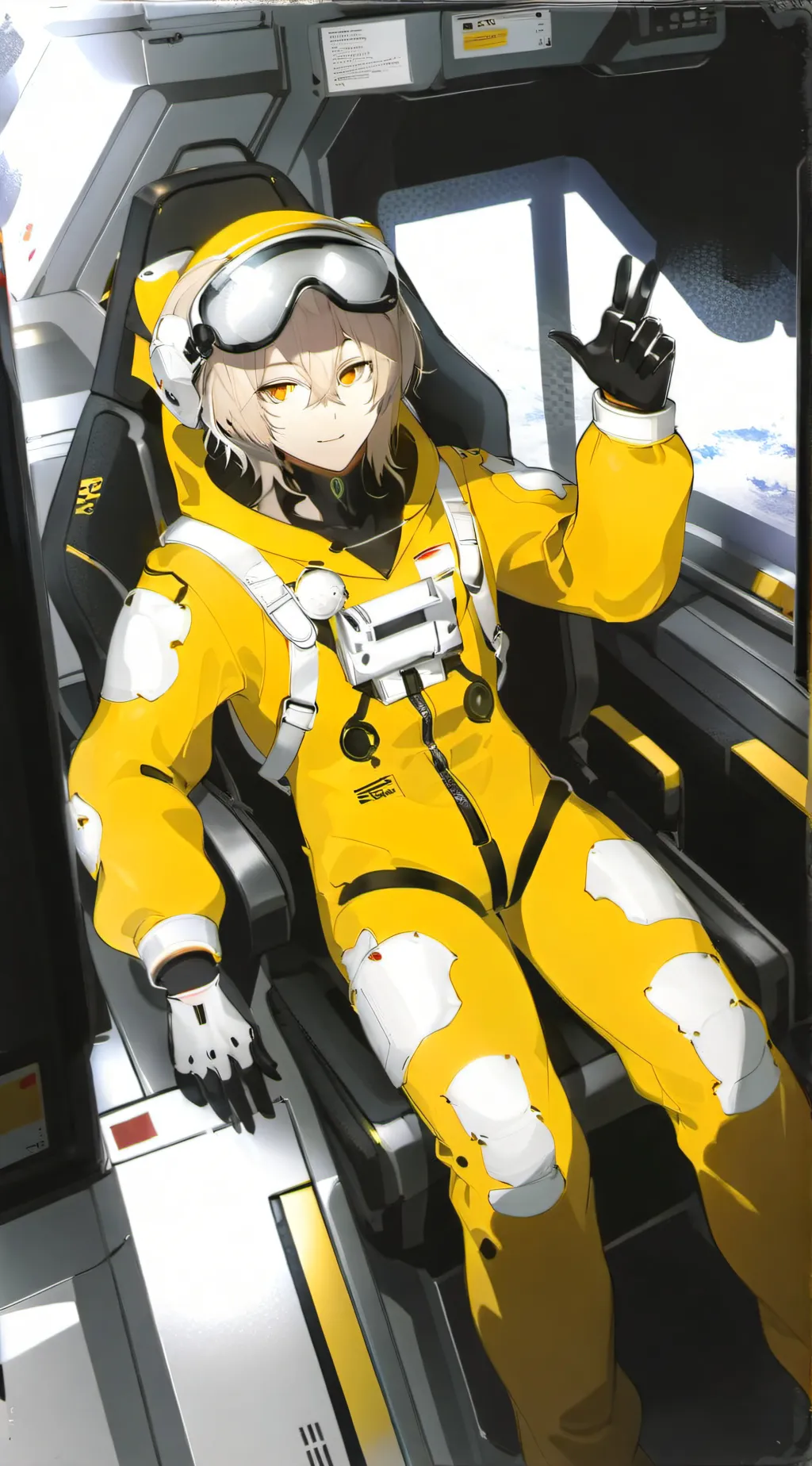 ai character: ⭐💛Yellow💛⭐ background