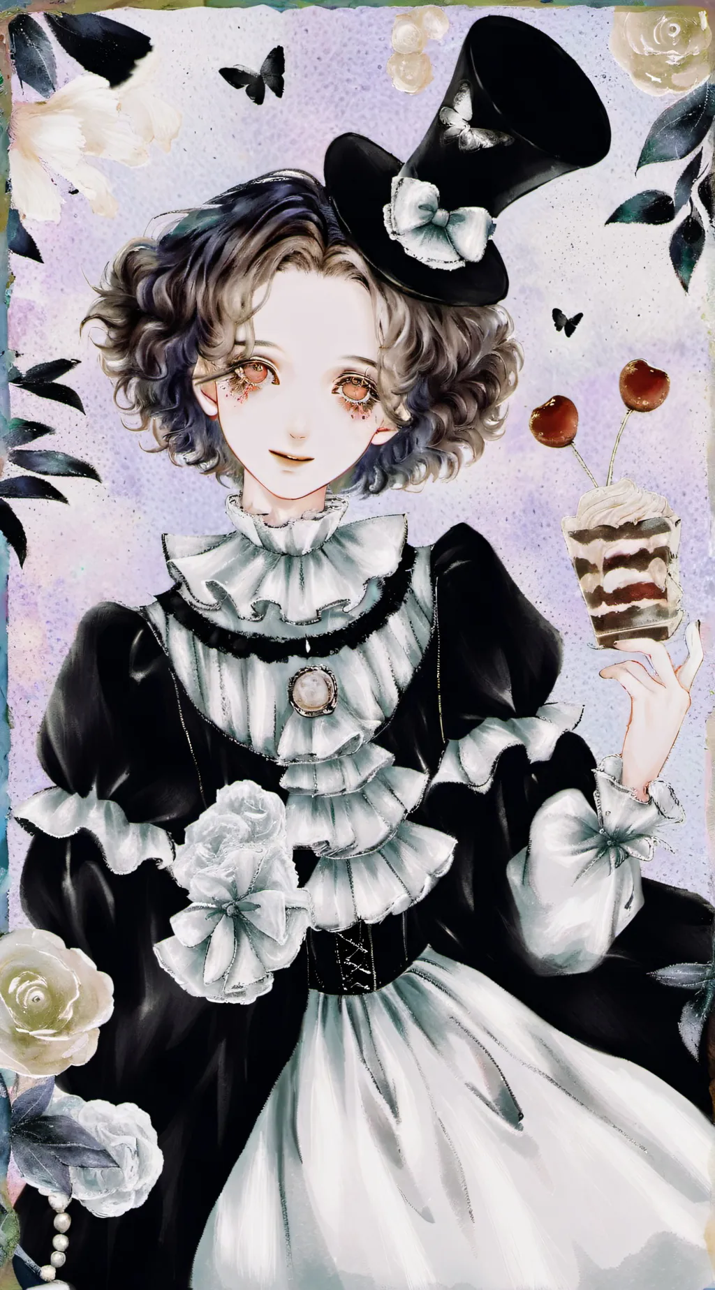 ai character: Clown fiasco  background