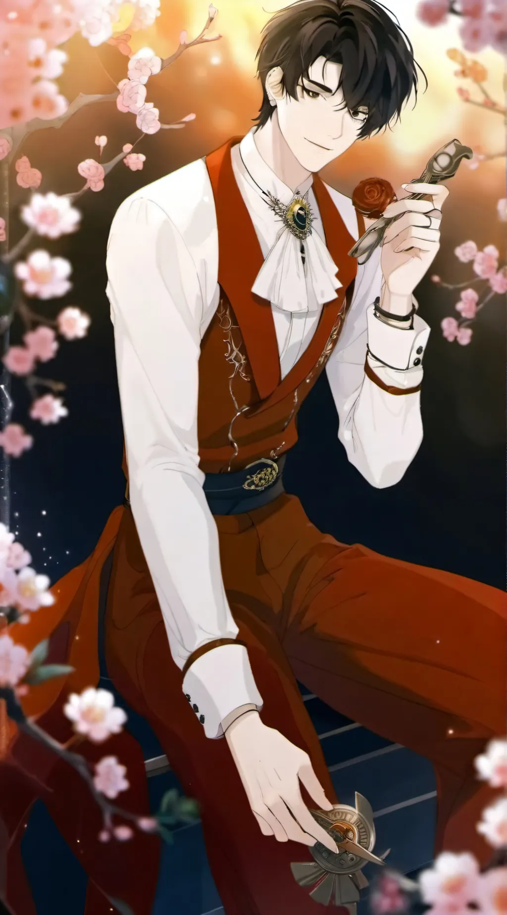 ai character: ran background