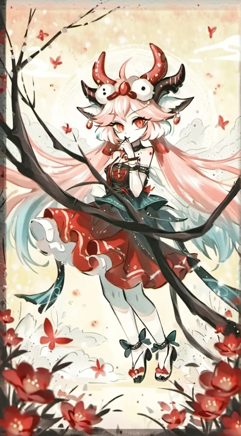 ai character: luna background