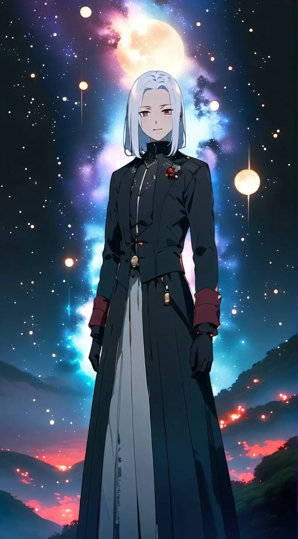 ai character: JJK X MHA  background