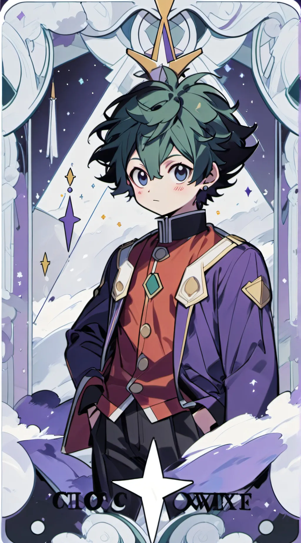 ai character: deku background