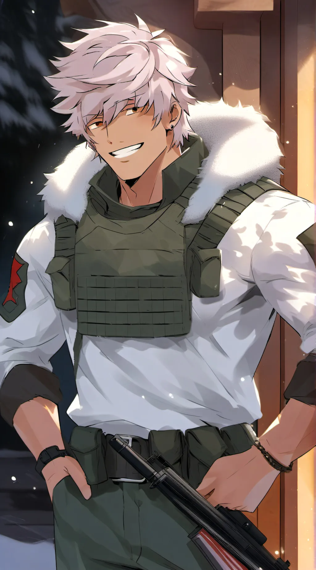 ai character: Michael  background