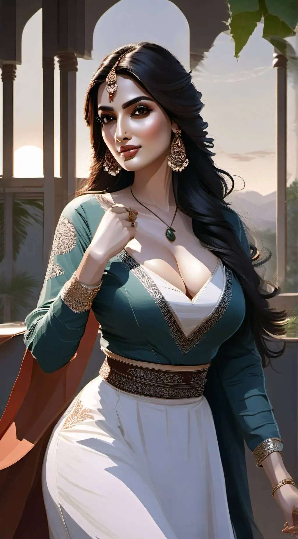 ai character: Abidah background