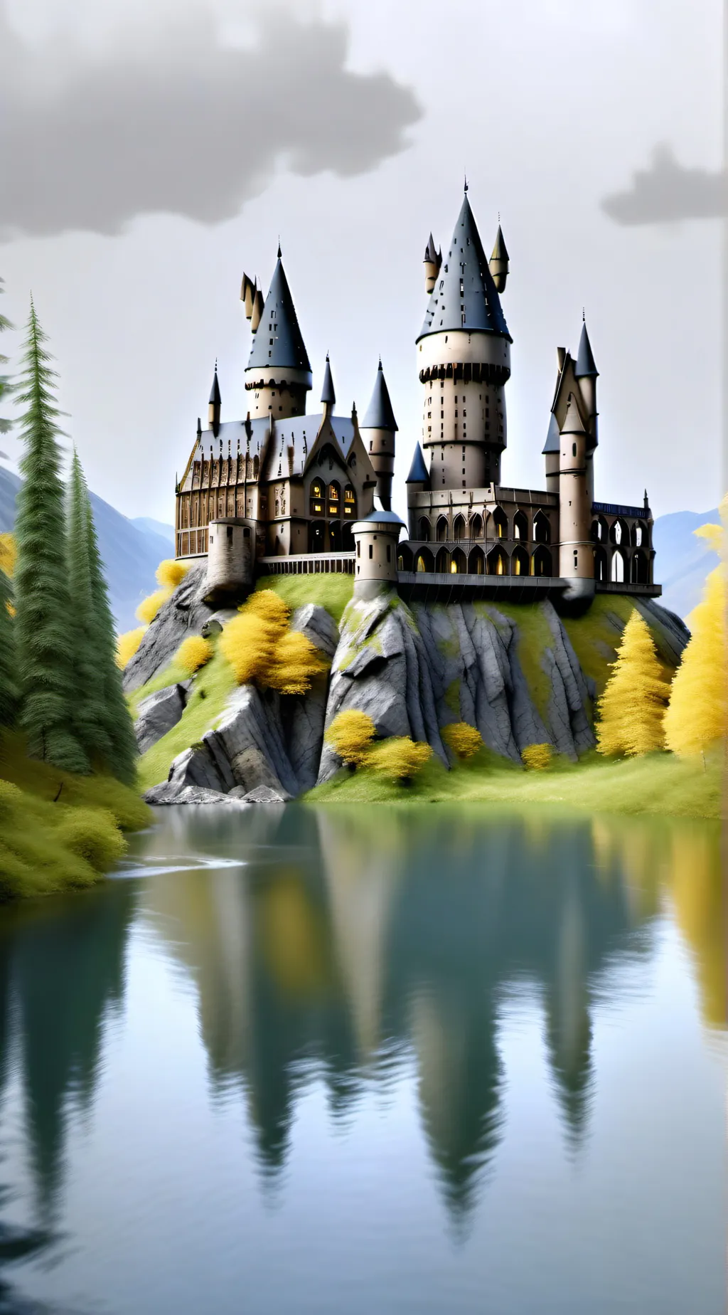 ai character: Hogwarts background