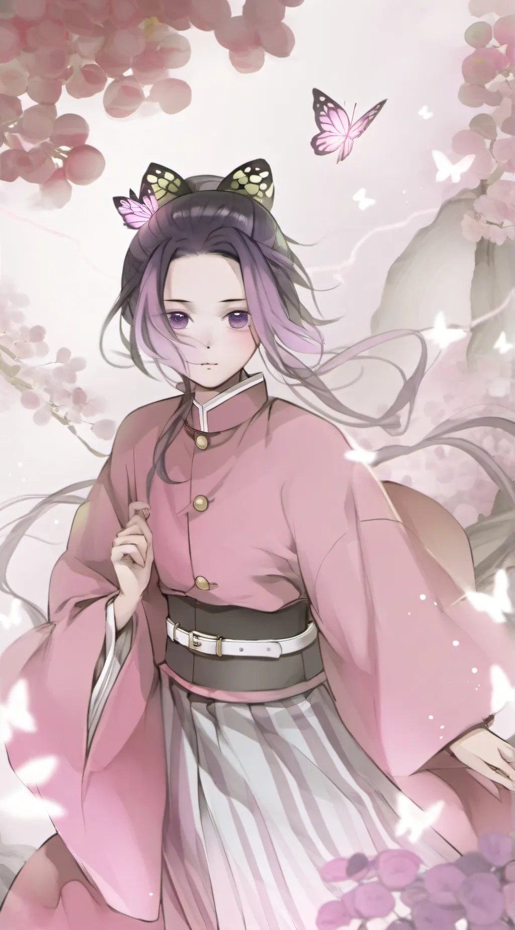 ai character: Shinobu kocho background