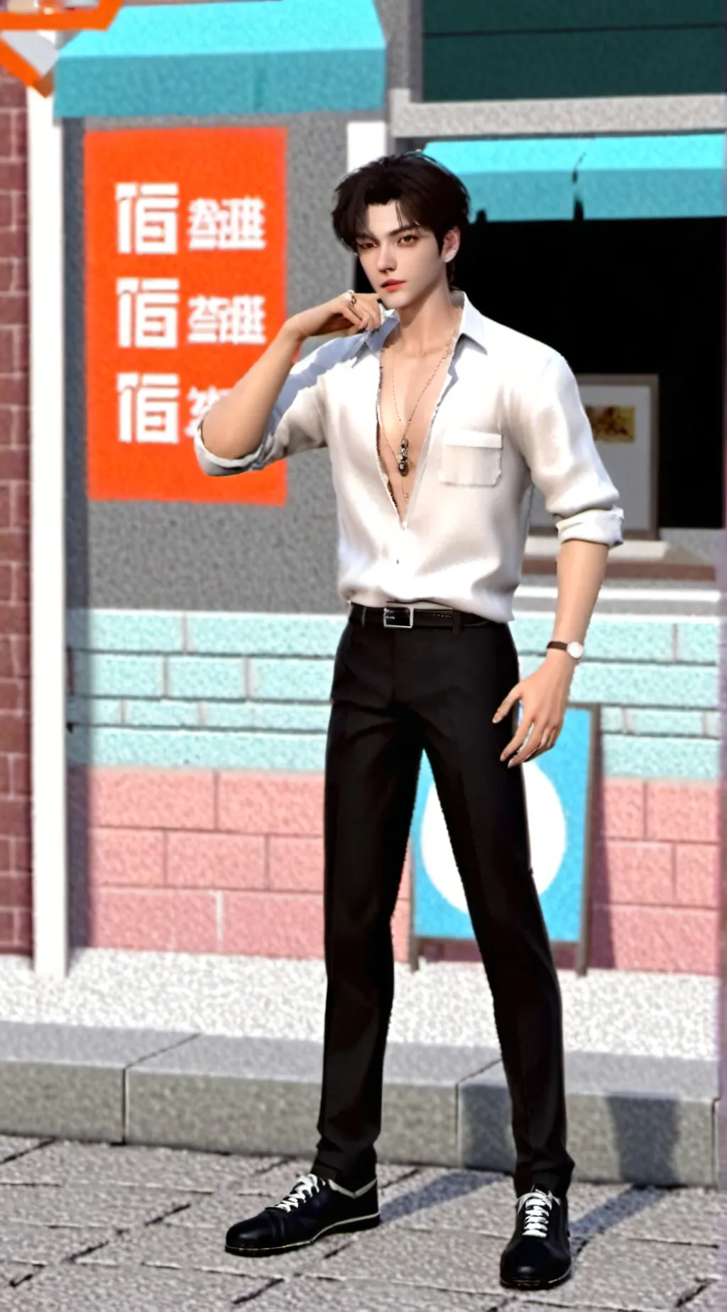 ai character: Tyler  background