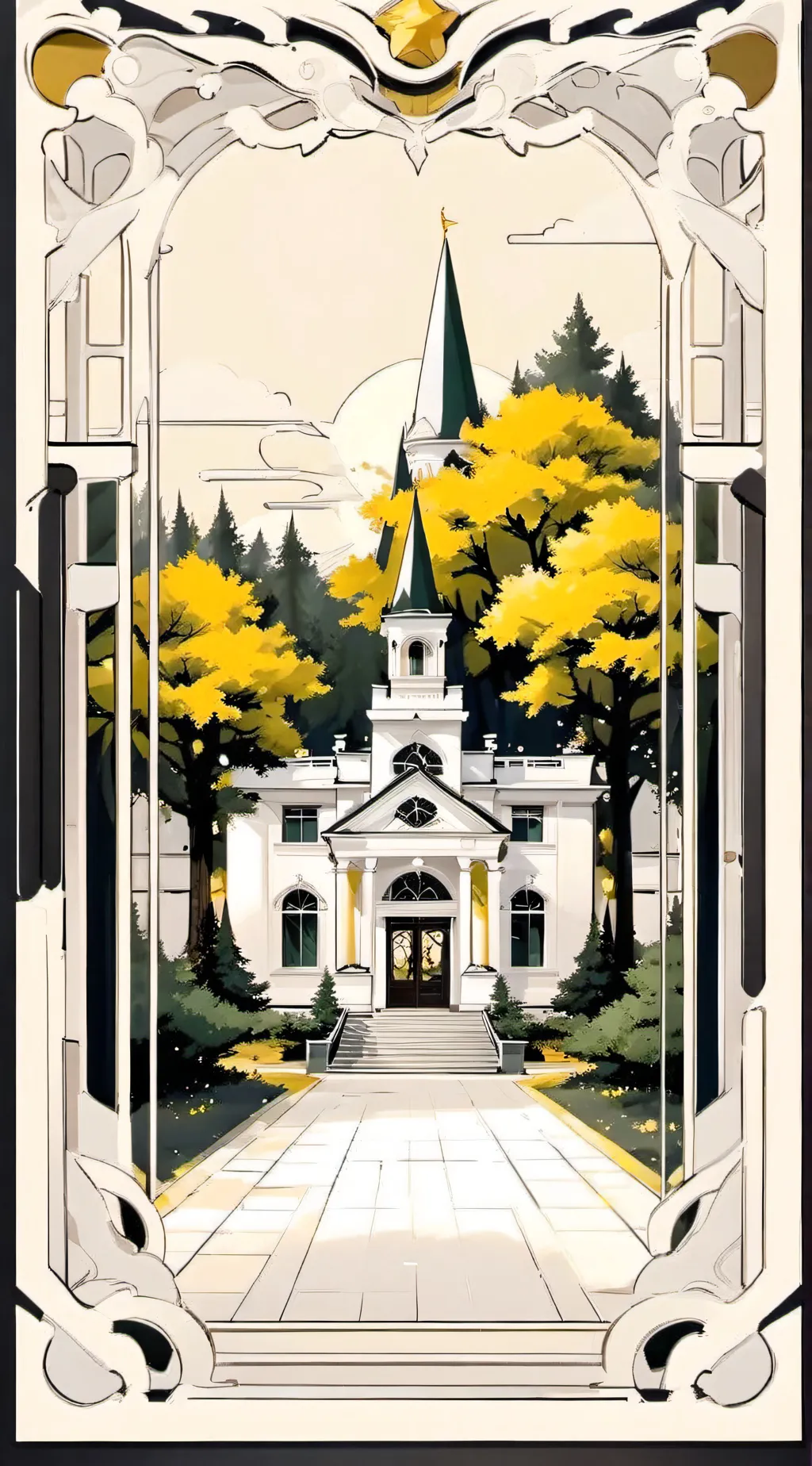 ai character: a century school background