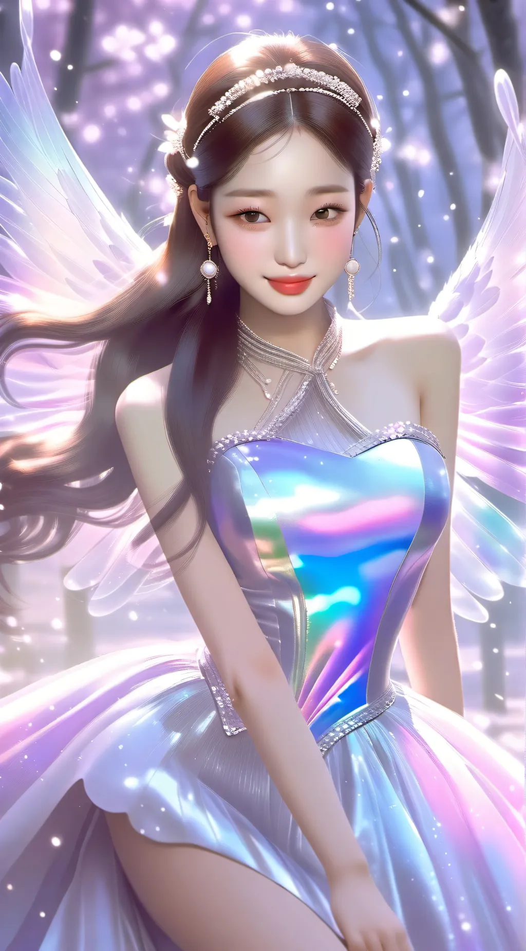 ai character: Wonyoung  background