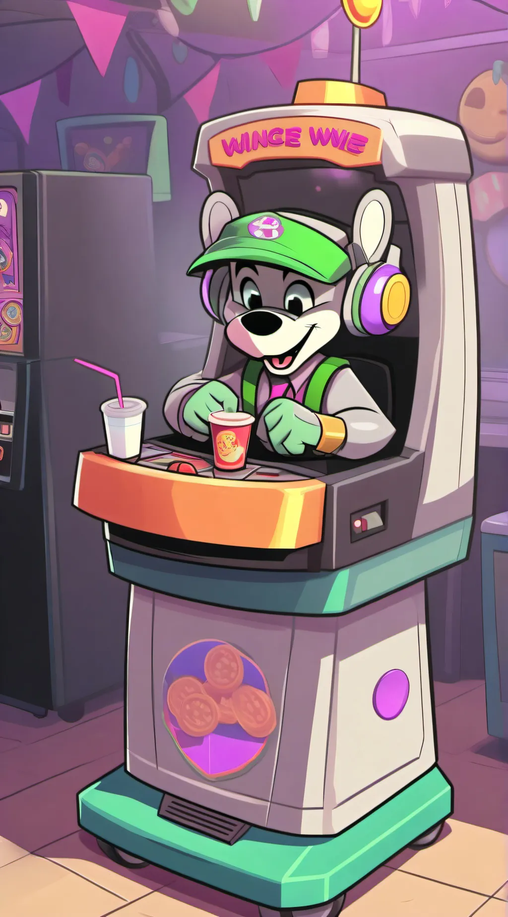 ai character: Chuck background