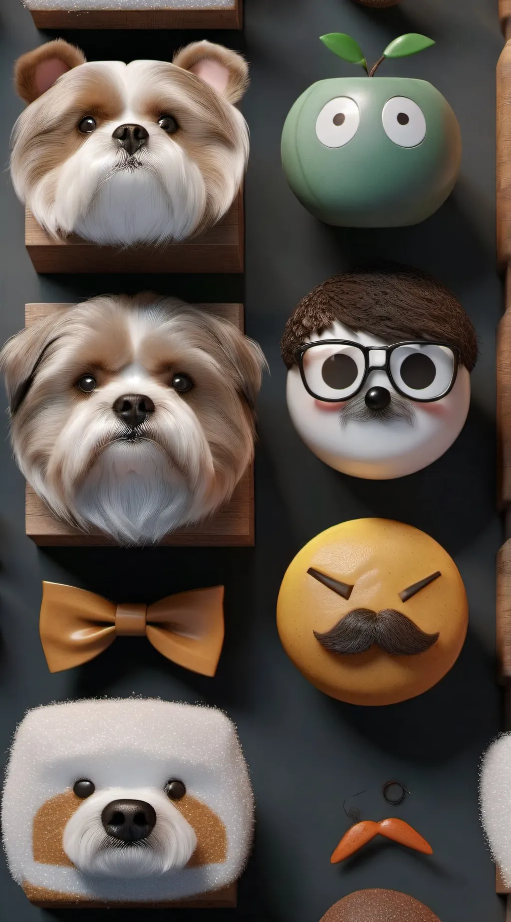 ai character: 😜 background