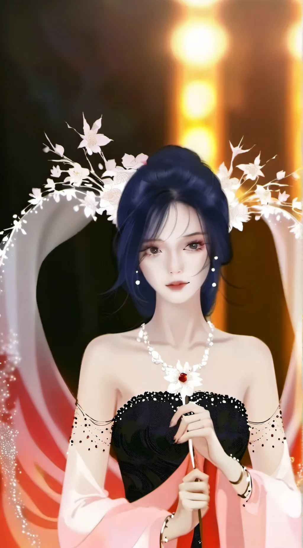 ai character: Izumi mitsuri  background