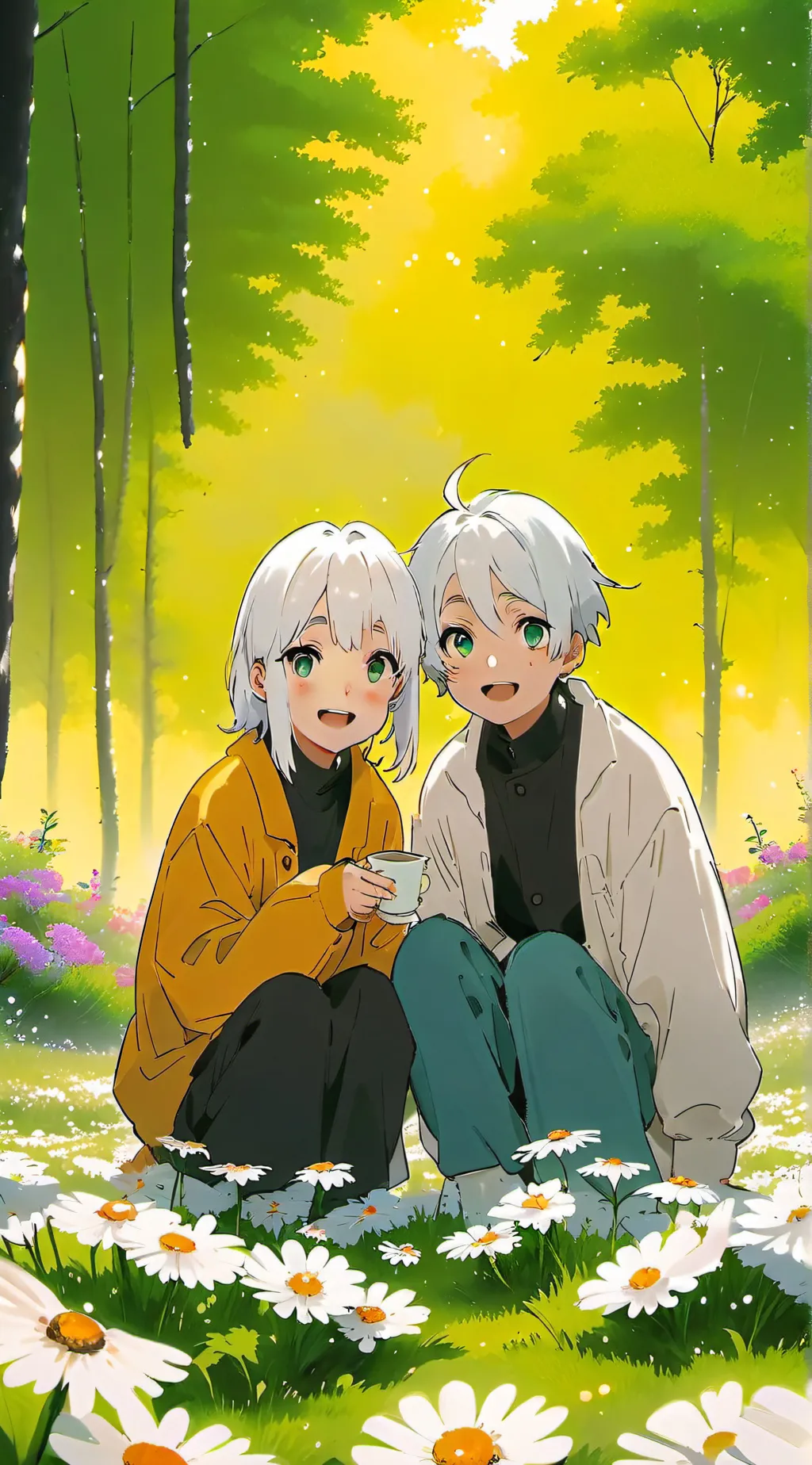 ai character: demon slayer  background