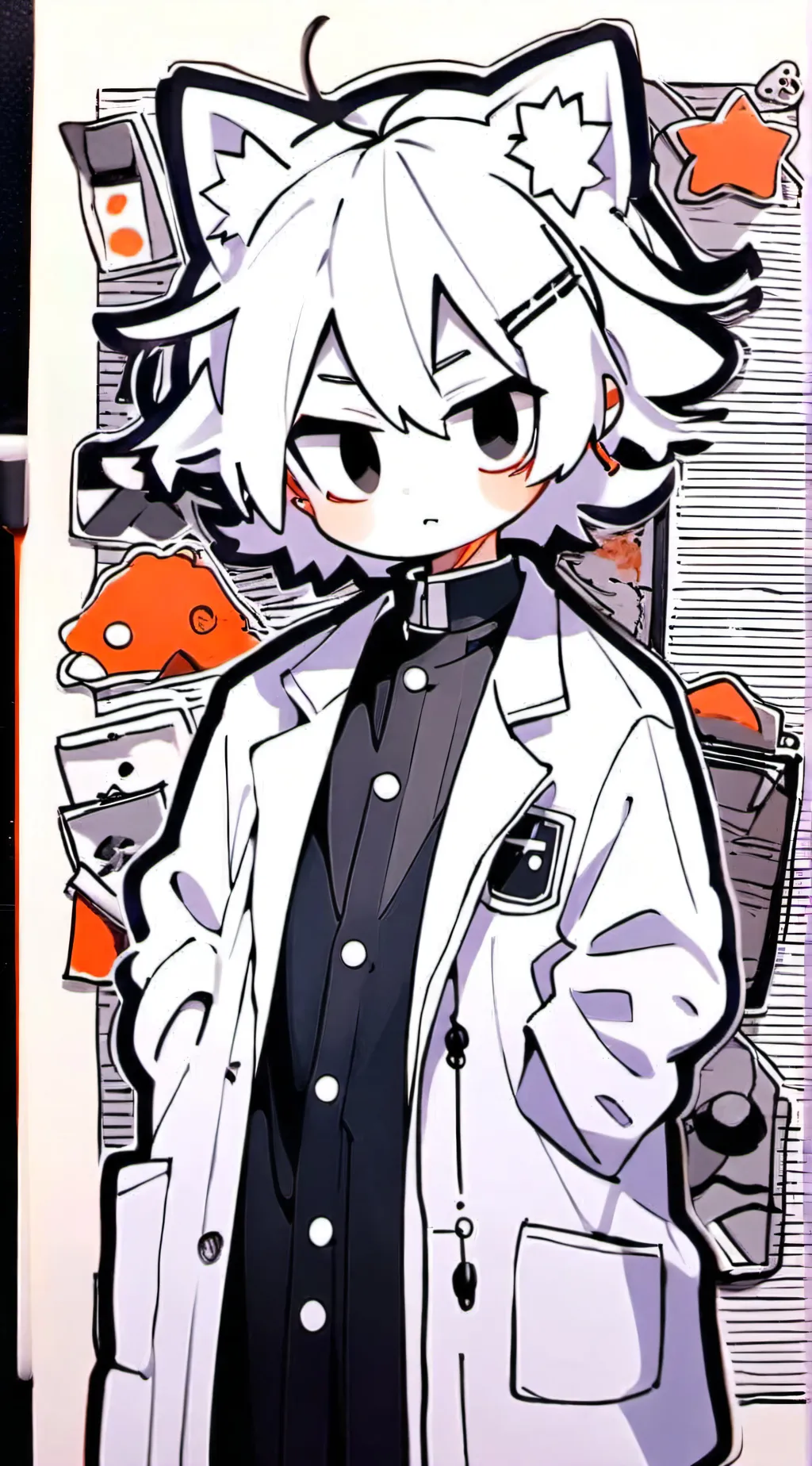 ai character: My School!  background