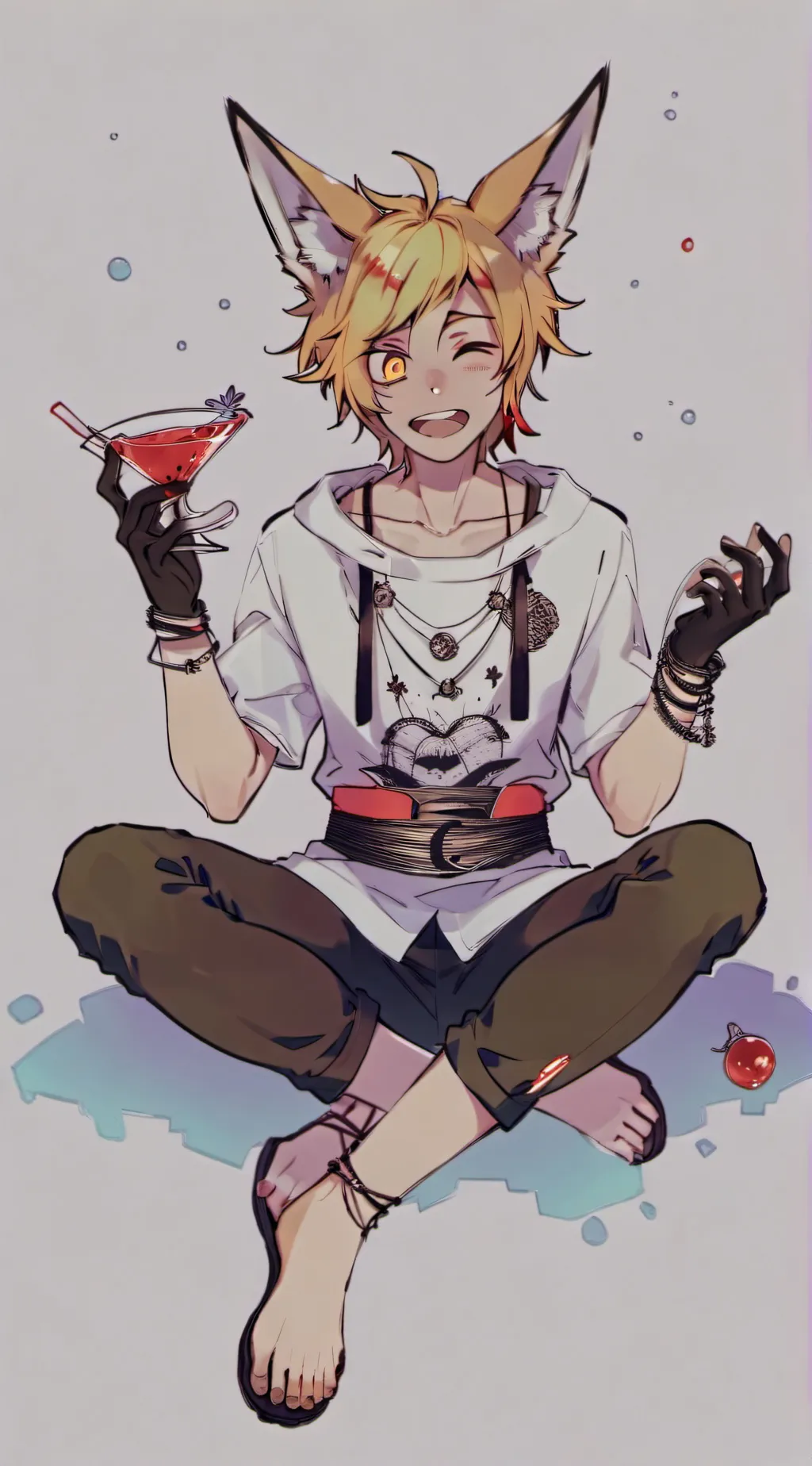 ai character: Denki mha⚡️ background