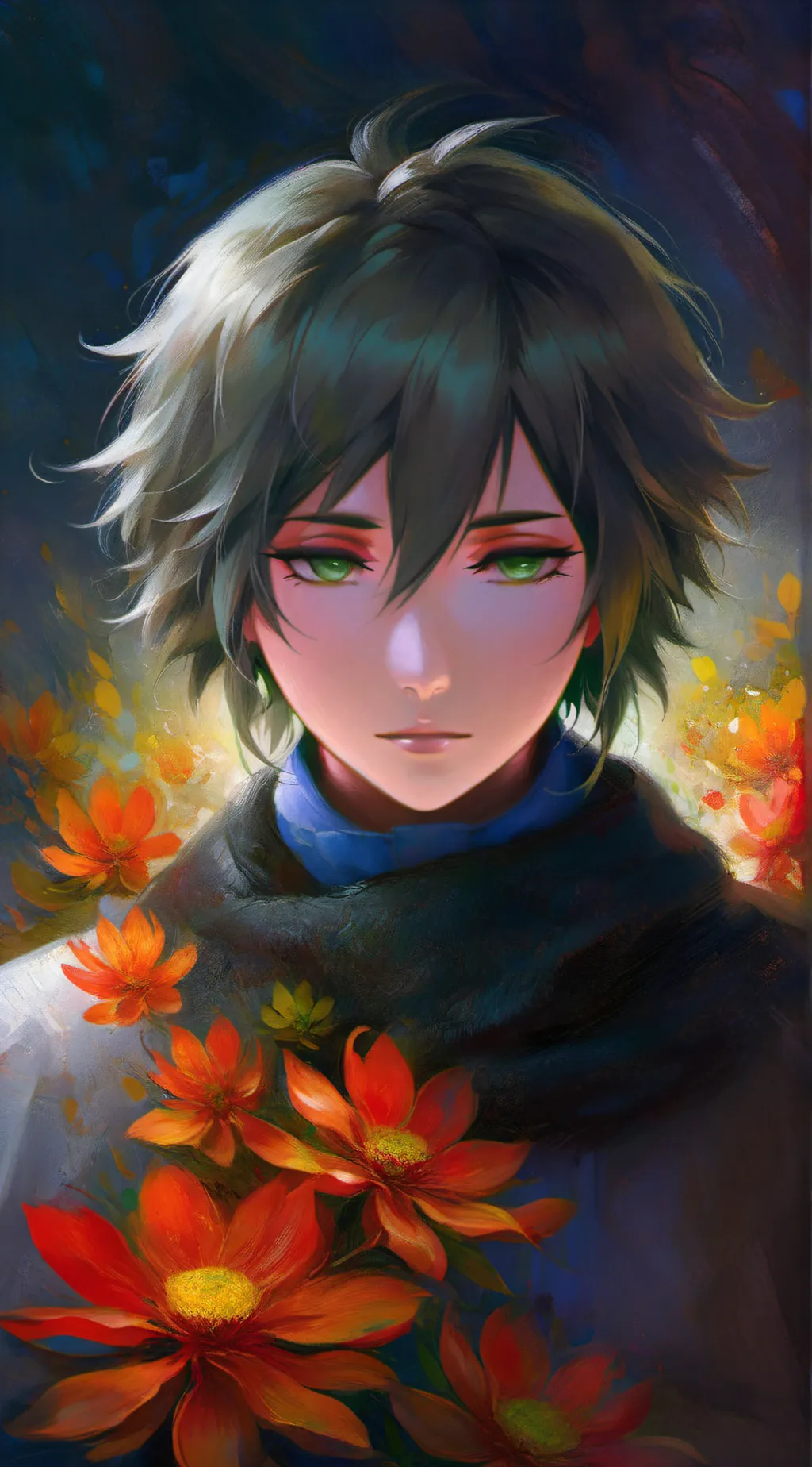 ai character: giyu tomioka  background