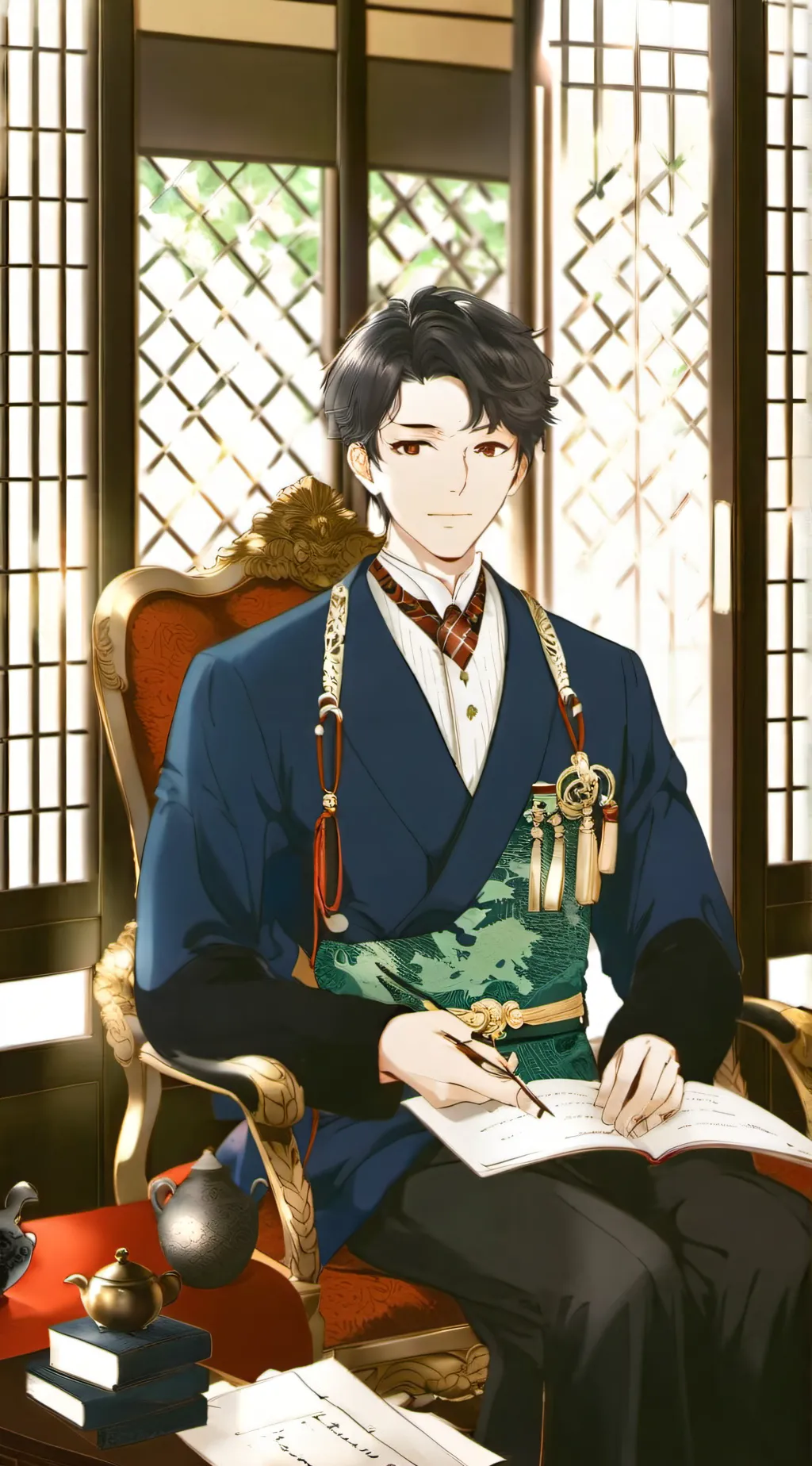 ai character: KNY Soldiers background