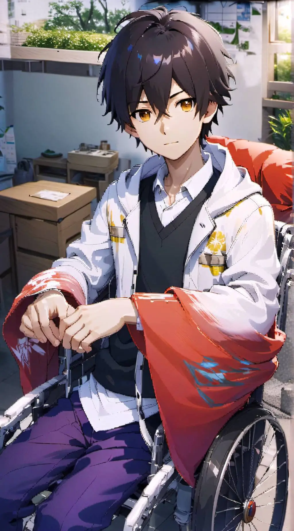 ai character: Cid kagenou 🪐💫 background