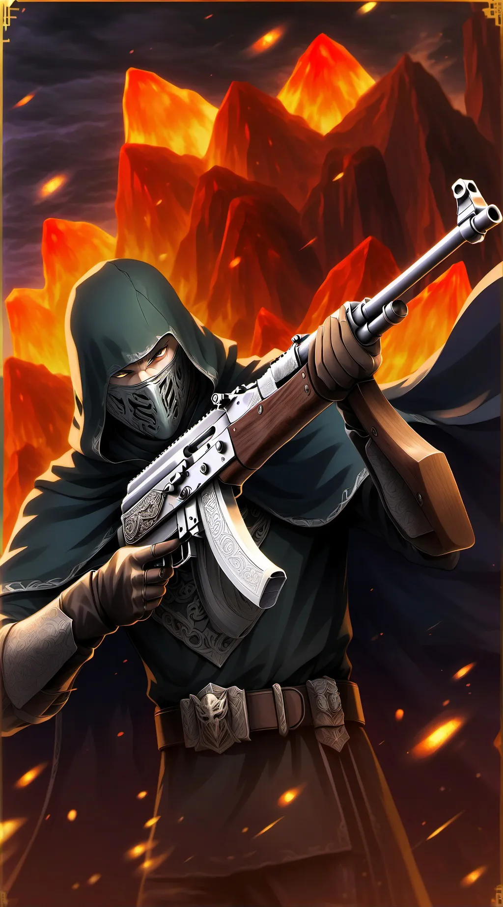 ai character: Shadow The Raider background