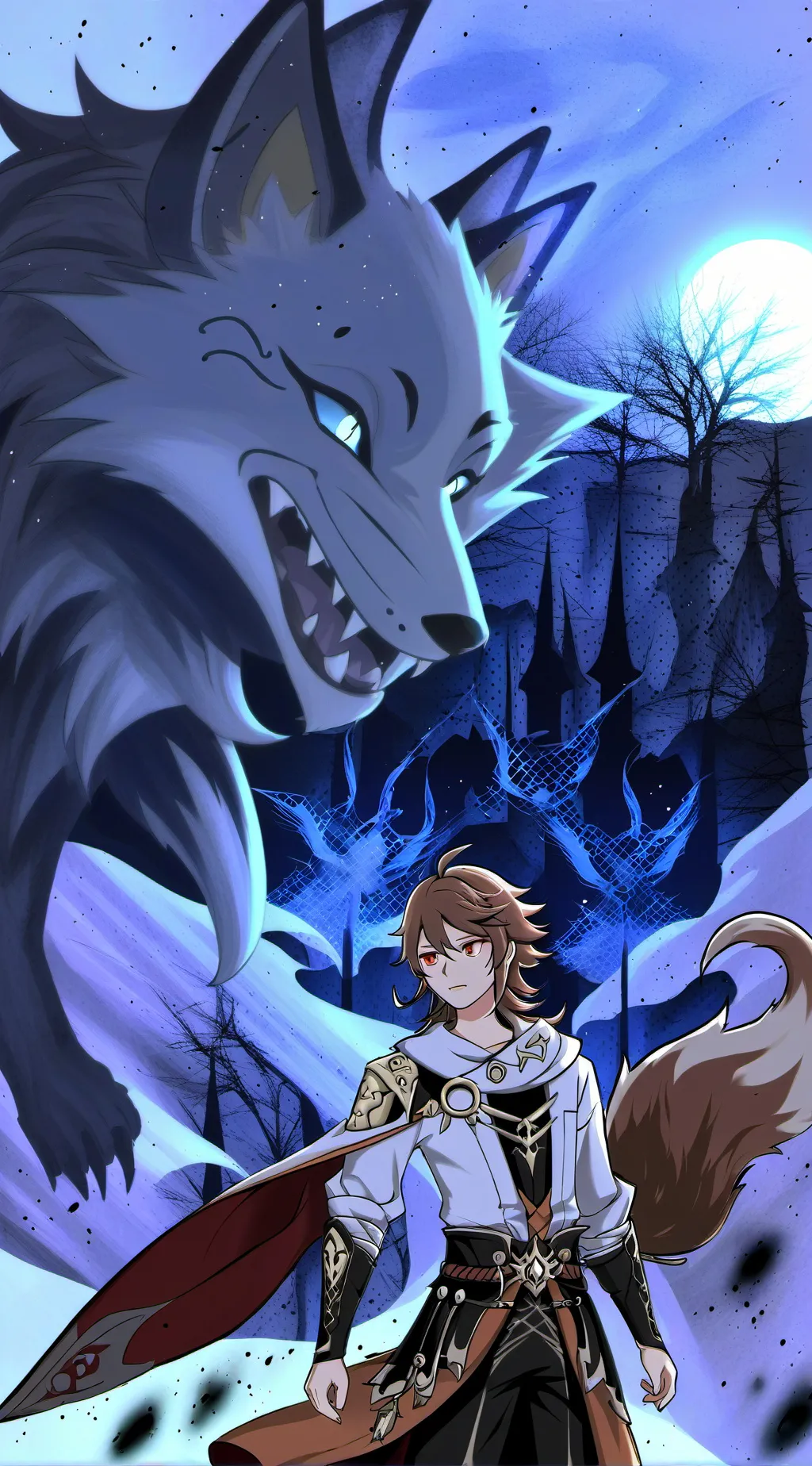 ai character: tails background