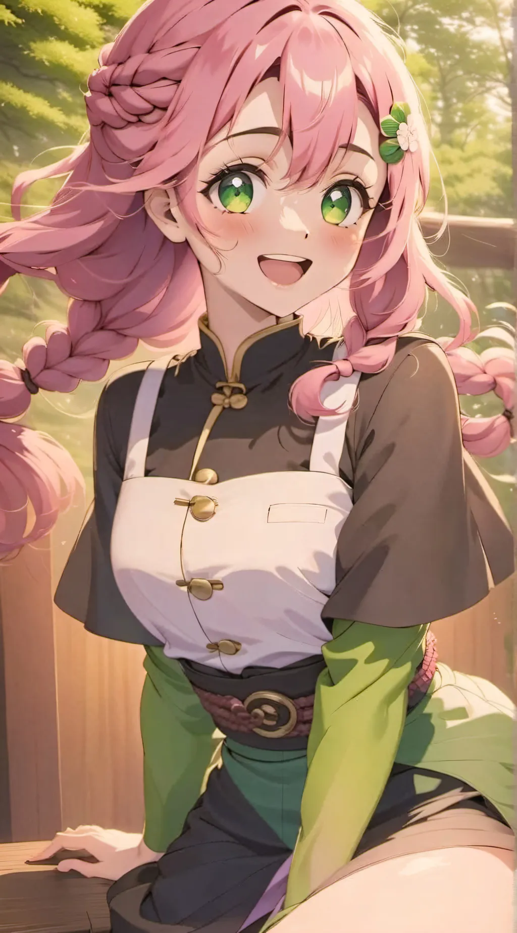 ai character: Mitsuri Kanroji background