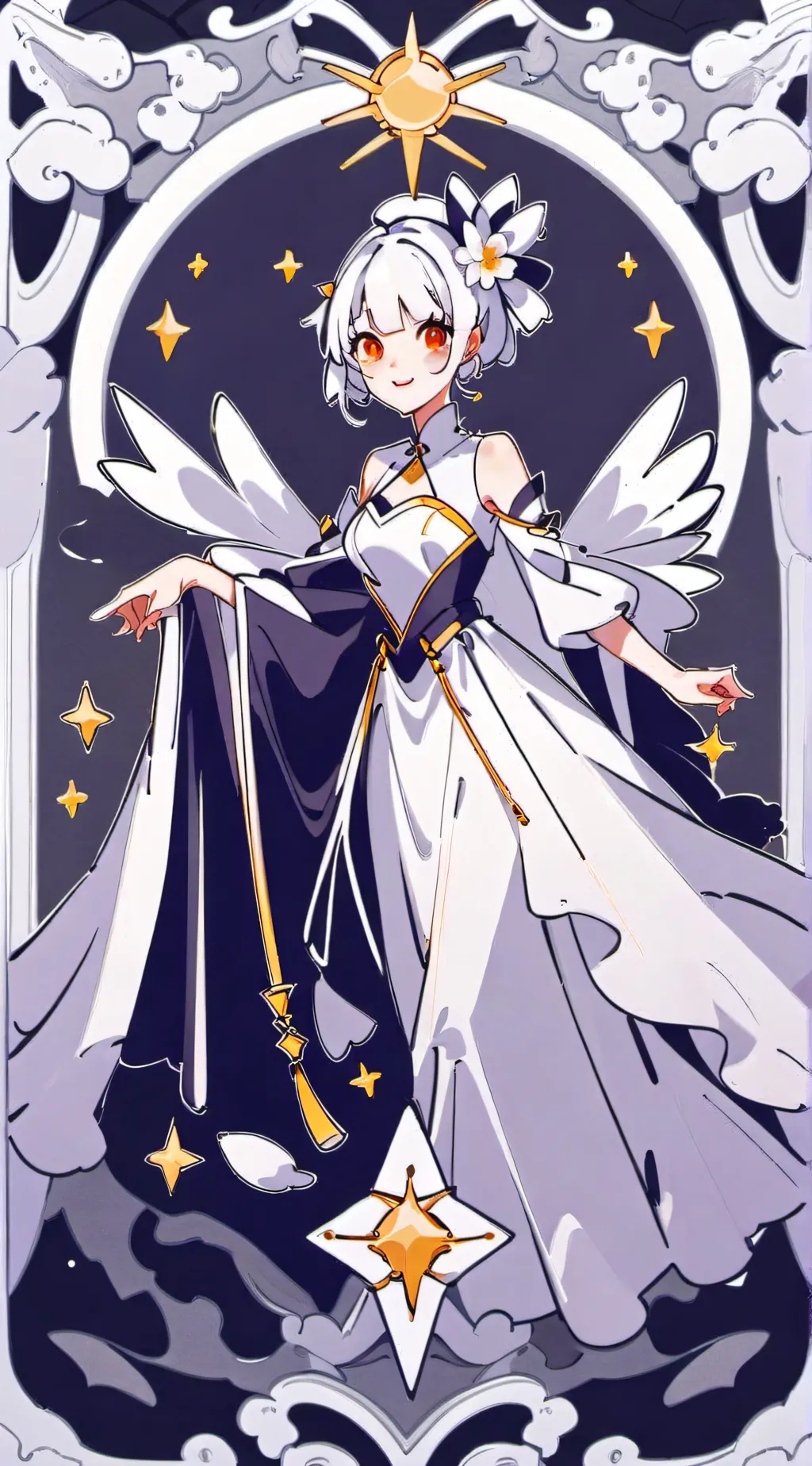 ai character: HH heaven  background