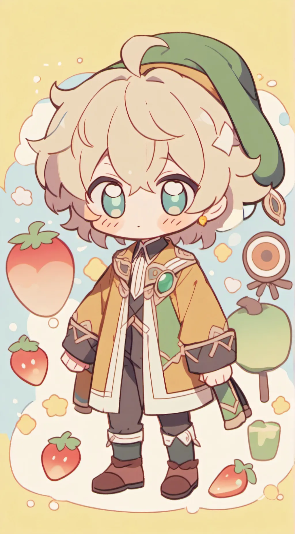 ai character: Date background