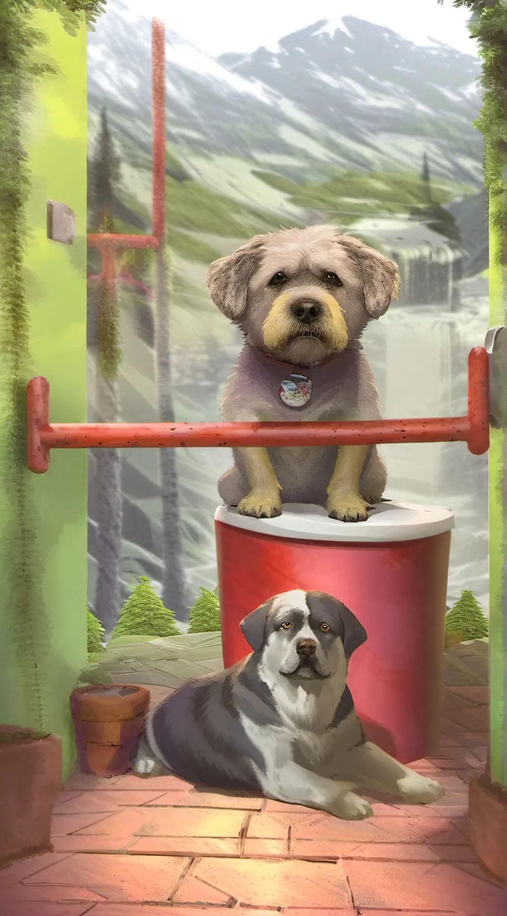 ai character: Doggy background